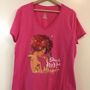 Black Nurse Magic Women's T-shirt size XL